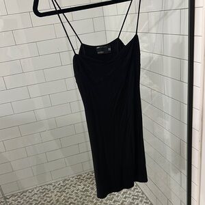 ASOS Black Slip Dress with Spaghetti Straps